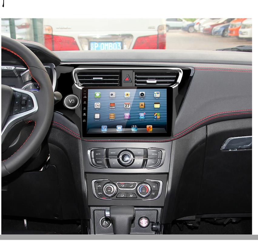 

Car Audio 10.1 Inch Radio GPS Navigation Video For Brilliance V3 DVD With Carplay And DPS Stereo Multimedia Head
