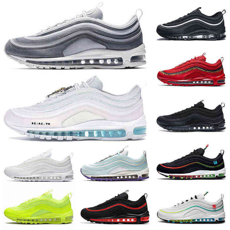 

original 97s og running shoes men women MSCHF x INRI Jesus Sean Wotherspoon Black Bullet white off pink grey mens womens sneakers trainers