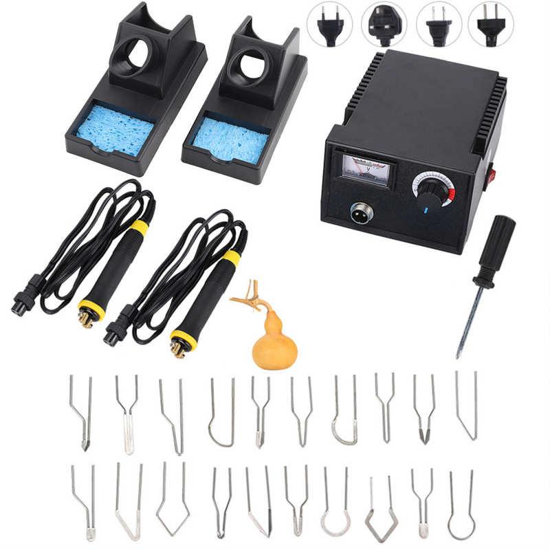 

Gift Sets Embosser Wood Burning Kit Tool Adjustable Temperature Pyrography For Gourd Board Rice Paper Soldering Iron Machine