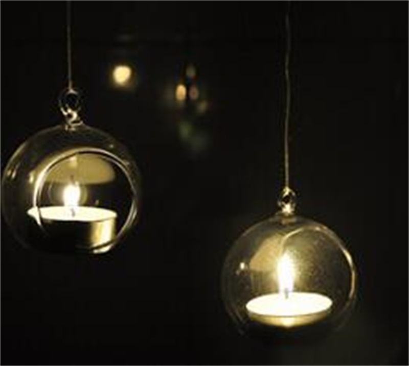 

Borosilicate Glass Crystal Glass Hanging Candle Holder Candlestick Home Wedding Party Dinner Decor Grass Candle Holder 172 V2