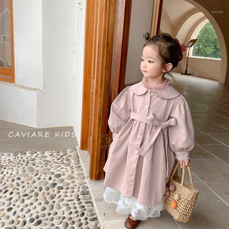 

Jackets 2021 Arrival Girls Coat Cotton Autumn Full Sleeve Fashion Kids Jacket 1-7 Years, Blue;gray