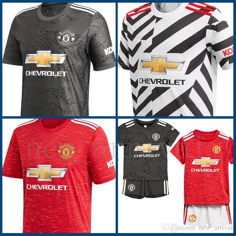

Soccer Jersey POGBA Football Shirt RASHFORD maillot de foot LINGARD Men's RASHFORD Kids Kits WAN-BISSAKA uniforms MAGUIRE DE Manchester, Black;yellow