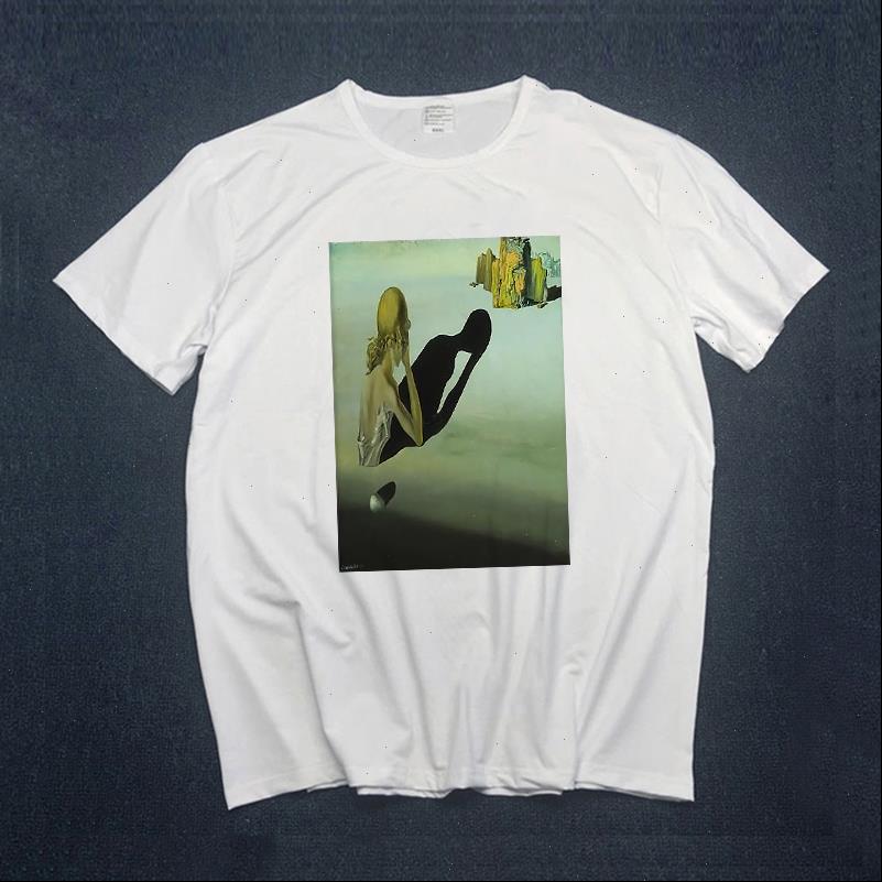 

Summer Women T Shirts Short Sleeve Casual White Surreal Art Print Graphic Tees Girls Ladies Funny Clothes