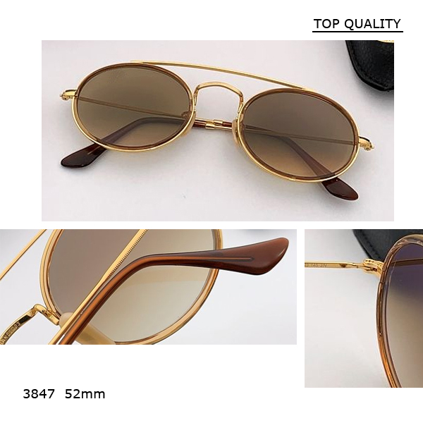 

wholesale Vintage Round oval 3847 Sunglasses Men 2021 Newest uv400 Women gradient Crystal designer Glasses Fashion Eyewear 52mm Gafas de sol gafas, White;black