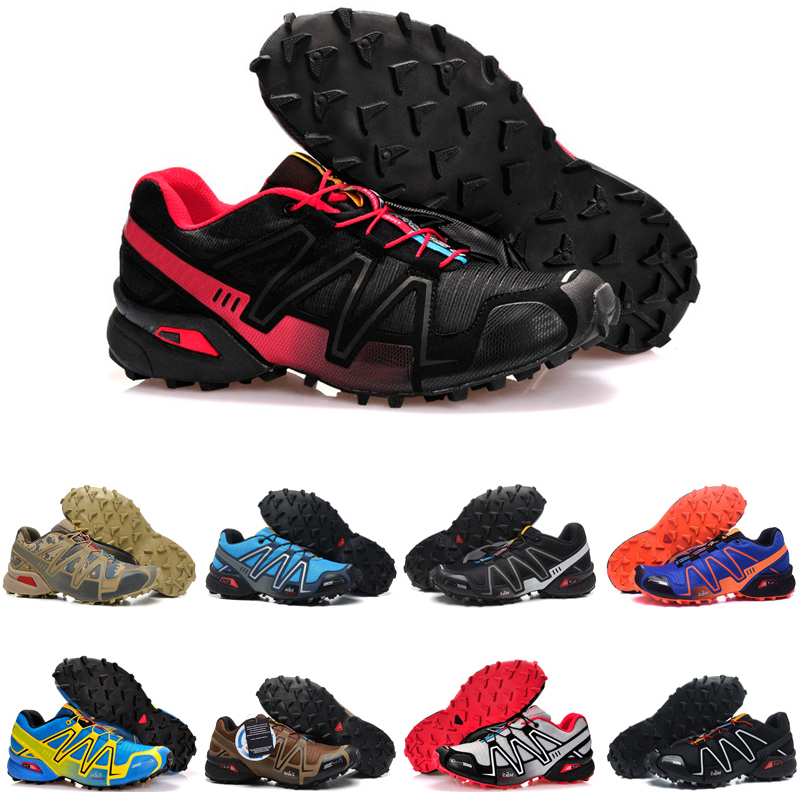 

discount speed cross 3 outdoor mens running shoes SpeedCross runner Jogging III Black Green Pink Grey #74 Men Trainers Sports Sneakers chaussures zapatos, Color #25