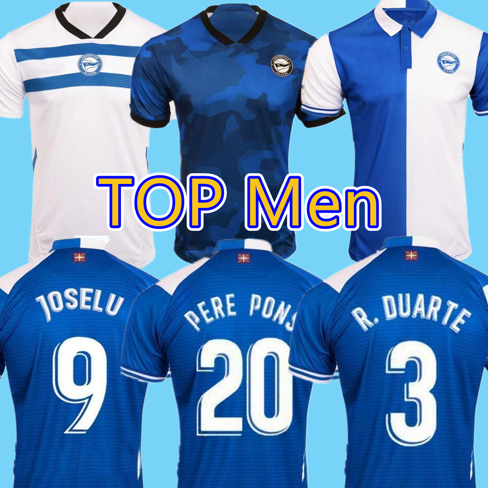 

21/22 deportivo alaves soccer jerseys 2021 2022 alaves 100th centenary camiseta de futbol pere pons r.duaarte joselu lucas laguardia tavare, Black;yellow