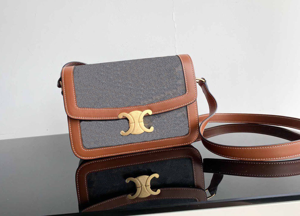 

2021 Spring Summer Crazy Sales Fashion C Brand Luxury Shoulder Bag Handbags Material Vintage Versatile Lovely classical Designs Designer Totes Free Delivery, Deep brown