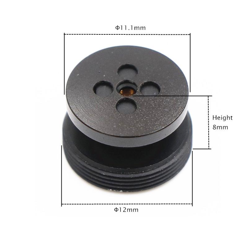 

Camera 3.7mm Lens 2.0 MegaPixel 72 Degree MTV M12 X 0.5 Mount Button For CCTV Security (With IR Filter