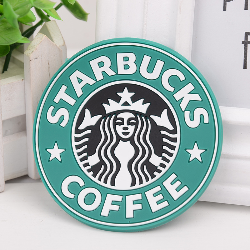 

Hot Silicone Coasters Cup thermo Cushion Holder Table decoration Starbucks sea-maid coffee Coasters Cup Mat 566 V2