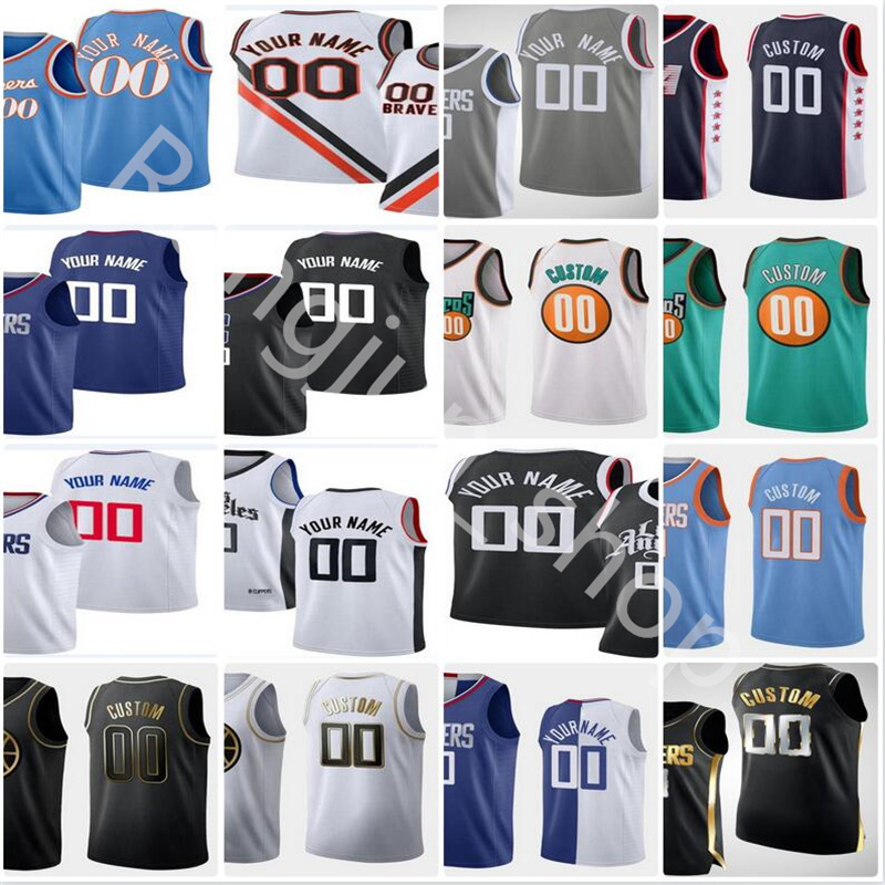 

75th Diamond Basketball Jerseys 2022 Eric Bledsoe 12 Kawhi Leonard 2 Paul George 13 Marcus Morris 8 Luke Kennard 5 Reggie Jackson 1 Isaiah Hartenstein 55 Ivica Zubac 40