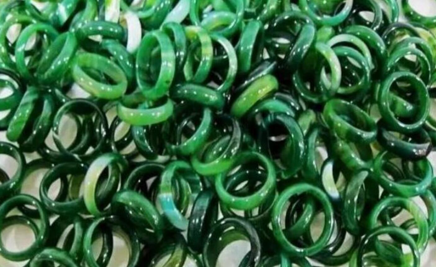 

China natural green jade ring free delivery C4215165