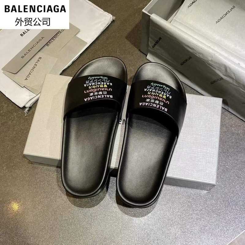 

designer luxury women and men sandals slippers slides sneakers loafers sandals men 35-46 z3il, Black