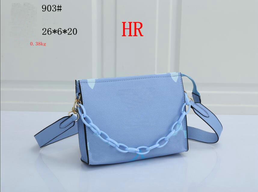 

High quality women shoulder bag waterproof canvas Nylon Chest pack lady Tote chains handbags purse messenger crossbody Size 26x6cm, Red