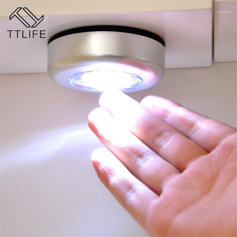 

Party Decoration DecorationLIFE LED Touch Light Home Kitchen Under Cabinet Closet Push Stick On Lamp Battery Powered Wardrobe