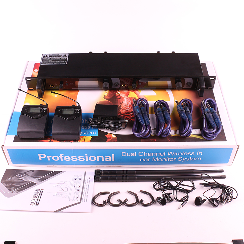 

SR2050 IEN 1 receiver Stereo Monitor Receiver Bodypack With Earphone For In-Ear Monitor Wireless System Professional Stage