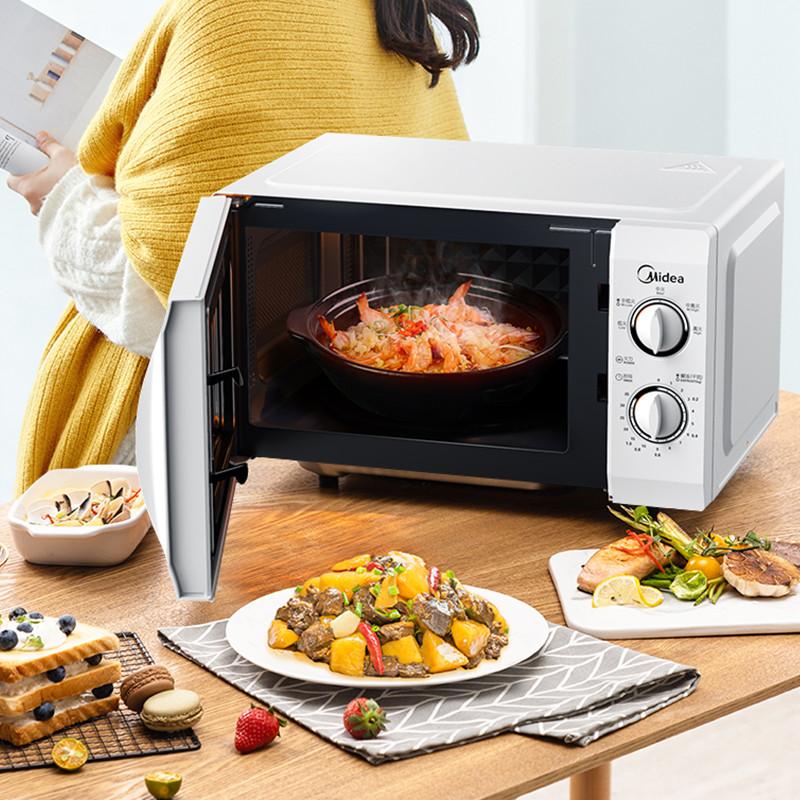 

Microwave Ovens Midea Fast Oven, Small Mini 360 Degree Rotary Dial, Heating Knob, Precise Temperature Control, Easy Cleaning