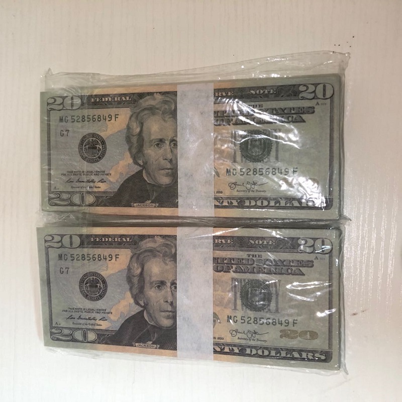 Pieces/package Factory Quality 100 Wholesale Props American Atmosphere Party Paper Dollar Currency Shipment Bar High 20-2 Nuavg Ppbll-image-735856025