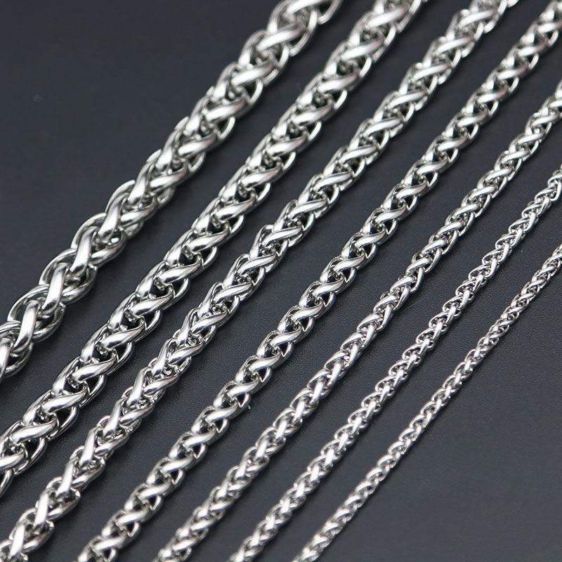 

Chains Titanium Steel Necklace Men's Non-fading Keel Chain Korean Version With Trend Student Clavicle Wild Colar Feminino