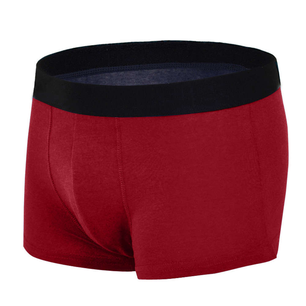 

Large size pure cotton underwear men's flat 200kg extra big four corner loose fat pants, Black;white