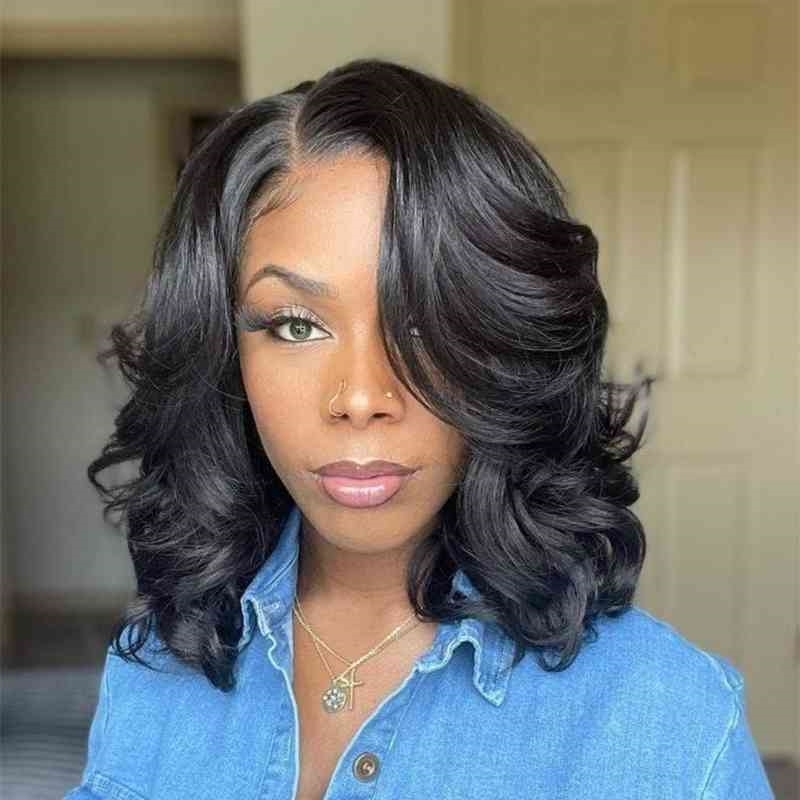 

long New wig women's curly hair black partial chemical fiber headgear wigs