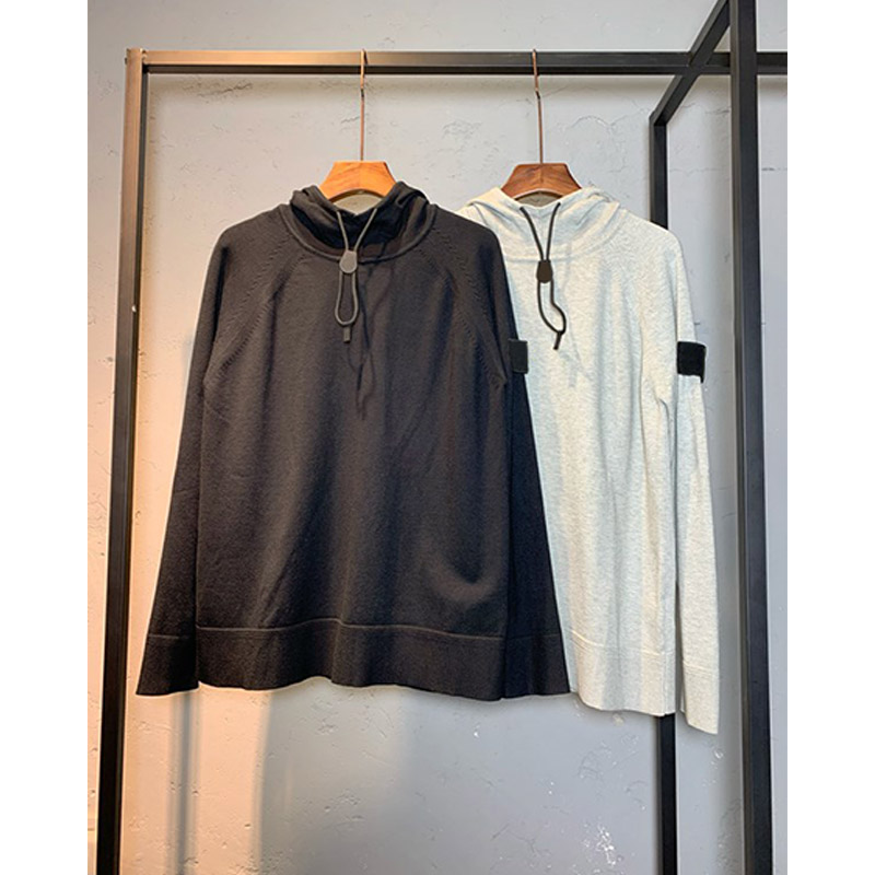 

Men Pullover Sweater Belt Man Clothing Line Boy Lapel Neck Unisex Hoodies Hip Hop Fashion Simple Casual Long Sleeve Hoodied High Quality Ins, Gray