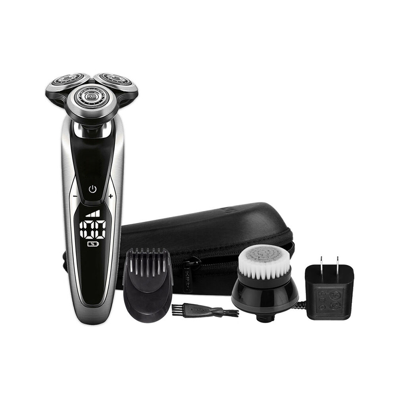

1 PC Electric Shavers Razor Beard Trimmer Shaving Machine Men Rechargeable 3 heads shaver Beards Razor Wet Dry Dual Use Washable Waterproof