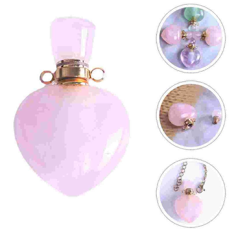 

Pendant Necklaces Jade Oil Bottle Perfume For Car Home Decor