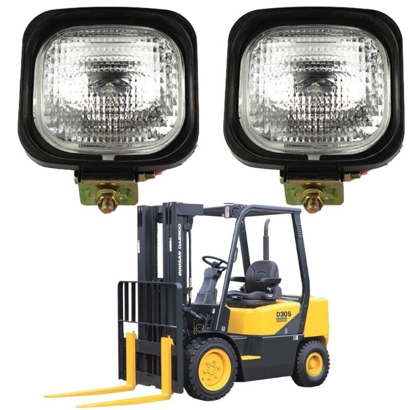 

Car Headlights 12v 55W 24V 70W Forklift Headlight Fork Truck Fog Lamp Excavator Road Rollers Cranes Mining Offroad Headlamp Work Light