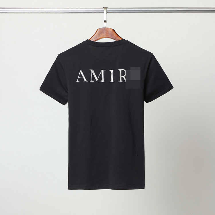 2022 designer Man T-shirts amiry fashion amir i men's clothing pattern letter round neck short sleeve t-shirt men's short sleeve-image-747491325