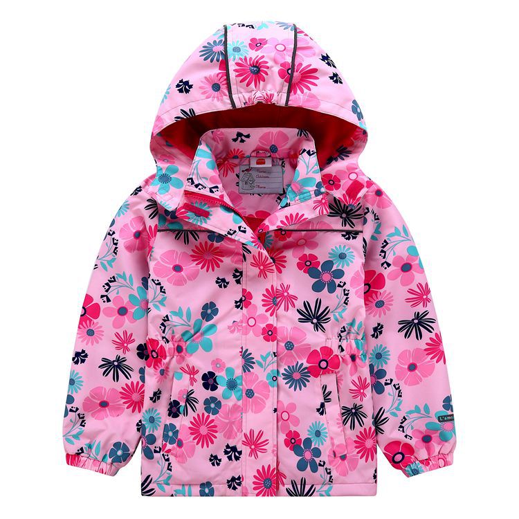 

New Children Fleece Jacket baby Girl Kids Sports Coat Hooded Windbreaker Outerwear Clothing 3-10Yrs Autumn Winter Girl Clothes, Pink