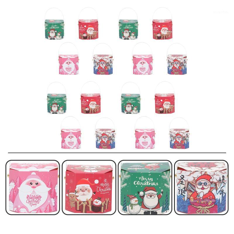 

Gift Wrap 16Pcs Xmas Packing Box Creative Hand Candy Party Holder