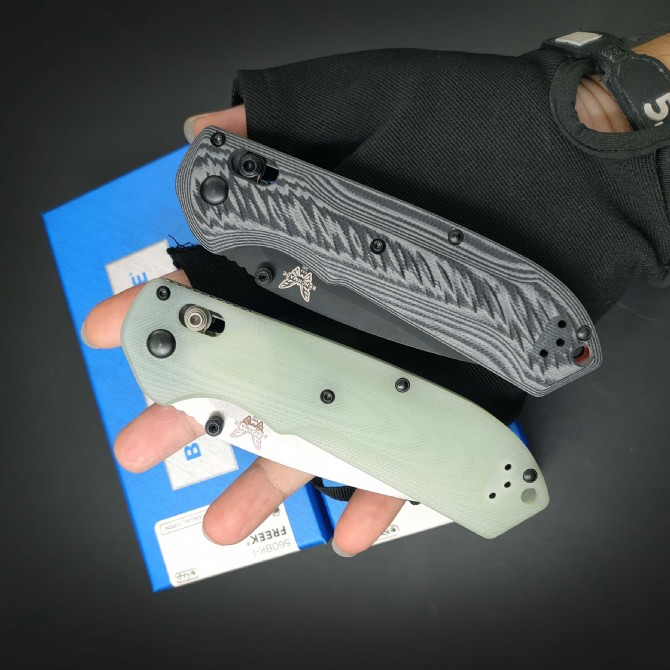 

Benchmade Freek 3.6'' BM560 560-1 AXIS Tactical Folding Knife G10 Handle 60HRC Outdoor Camping Hunting Survival Pocket Utility EDC Tools Combat Self Defense