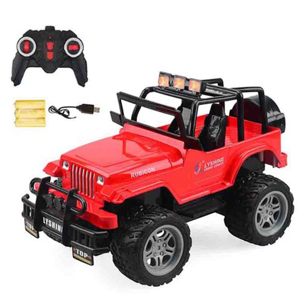 

6062 1/18 4CH RC Off-road Car - RTR Model Toy Gift for Children 20km/h 30mins Running, Red