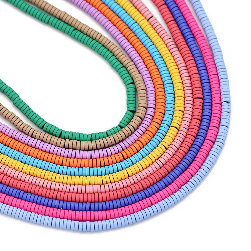 

Other 3x1mm Spacer Flat Round Coin Rubber Hematite Matte Blue Green Red Pink Natural Stone Loose Beads For Jewelry Making Diy Bracelet