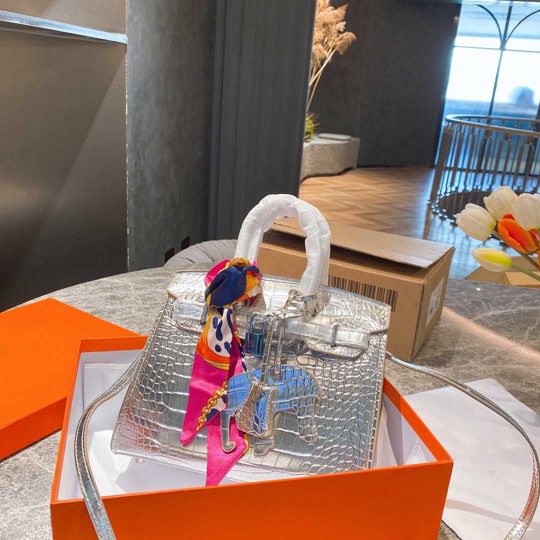 

Fashion Handbag Top Quality Version 25cm Birkin Luxury Designer Leather Clutch Bag 2021 Hot Female Bag Designer Handbag