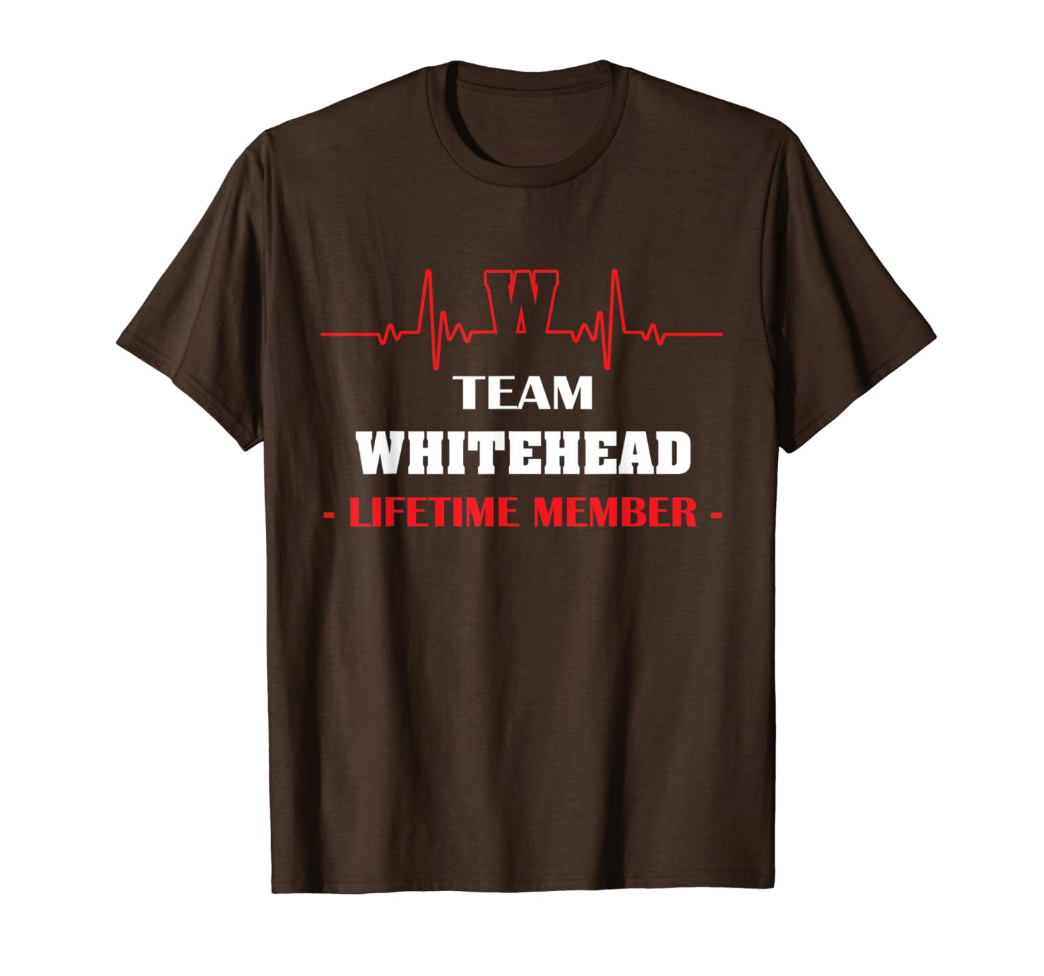 

team whitehead lifetime member family youth kid shirt 5ts, White;black