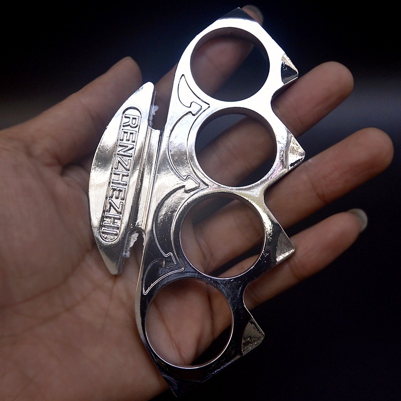 

Kirsite Ninja Knuckle Practical Broken Window Life Hammer Vehicle Mounted Equipment Self Defense Fist Clasp Ring Knuckles 5 5kge B3