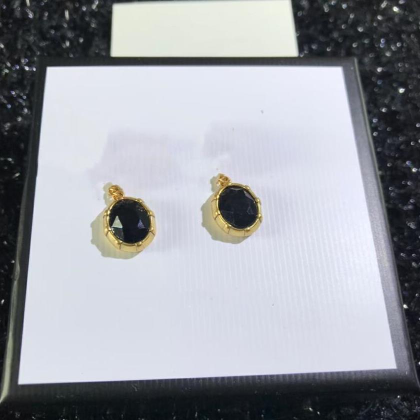 

earrings Fashion gold jewel designer earrin jewelry to lady Women Party Wedding Lovers gift engagement for Bride with box, Golden;silver