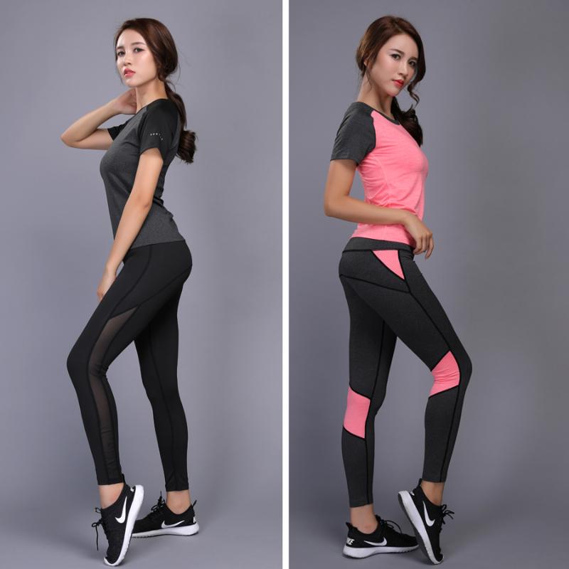 

Yoga Clothing Suits Womens Sports Set Seamless Workout Sportswear Gym Fitness Exercise Push Up Running Tights Leggings Quick Dry Outfits, White;red