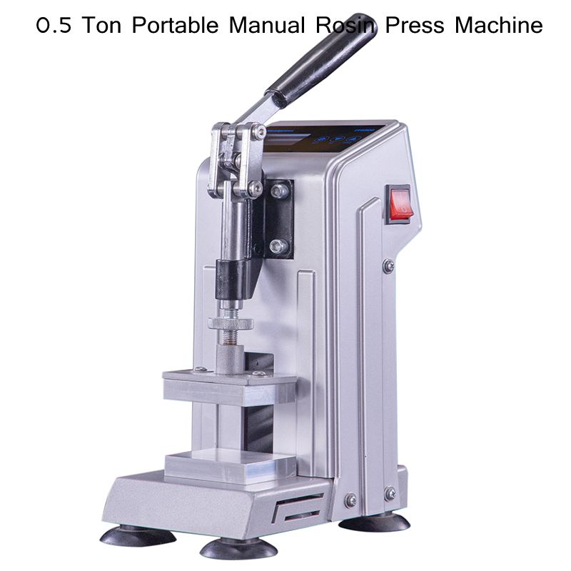 

0.5 Ton Portable Manual Rosin Press Machine Bag with 400W Power Temperature Adjustable 2*2.8 inches Dual Heating plates Flexible Durable Handle