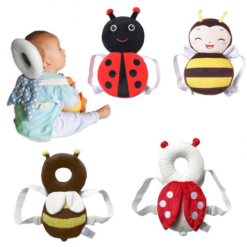 

Pillows 2022 Brand Cute Baby Infant Toddler Born Head Back Protector Safety Pad Harness Headgear Cartoon Protection