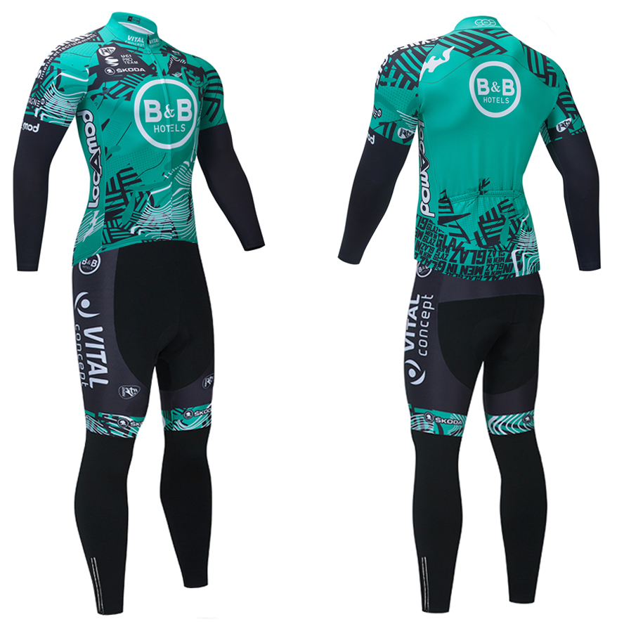 

Team BB VITAL Winter Cycling Jersey 20D Pants MTB Maillot Thermal Fleece Bike Jacket Downhill Pro Mountain Bicycle Clothing Suit, Green