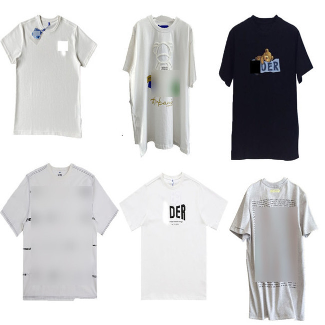 

2021 Men's and Women's Ader Fashion T-Shirt Fox Embroidered Simple Round Collar FF su_news, T7