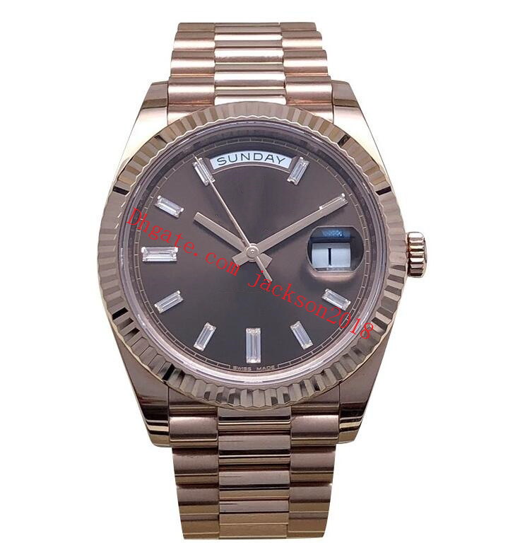 

Mens Watch BP Factory 218235 228238 228239 40mm Diamond Sapphire Mirror Mechanical Watches 316L Steel Wristwatches, Original box papaer