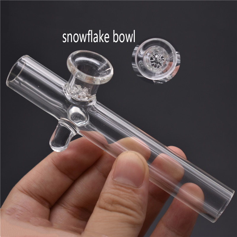

Clear newest Snowflake Spoon Glass Hand Pipe Smoking Oil Burner Glass Pipes Mini Dab Rigs Small Hand Tobacco Pipes