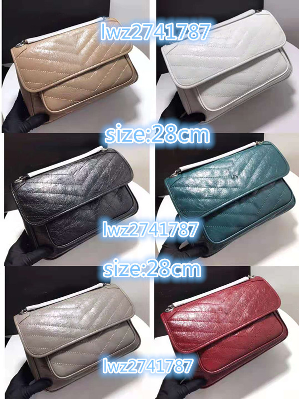 

New arrival hot selling real leather high quality Woman Bag Shoulder Bag for Lady Handbag with dustbag, E color:22cm