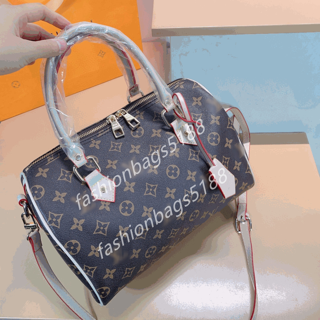 

Luxurys Designers Fashion women bag Shoulder Bags Lady Totes handbags Speedy With Key Lock Shoulder Strap Dust Bag 00GG's LOUIS's VUTTON's VITTONings LVs YSLs