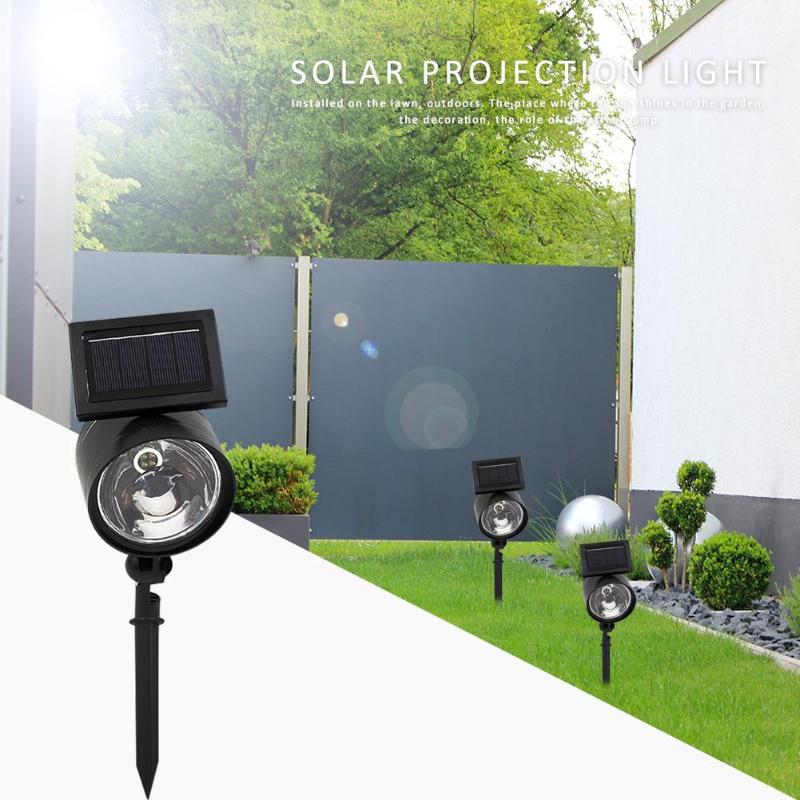 

Solar Lawn Lights Spotlight Garden Landscape Lamp With Magnifier Courtyard Flame Decorative Lighting Lamps