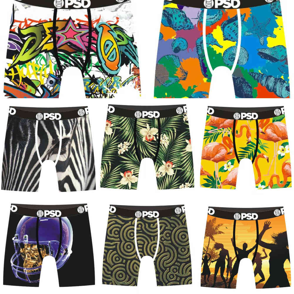 

5PCS Designers PSD Boxer Animal Shark Cartoon Floral Graffiti Print Boxers Quick Dry Breif Sports Beach Shorts Underwear Swimming Trunks Swimwear Clothing H62801, Mixed or list color u need