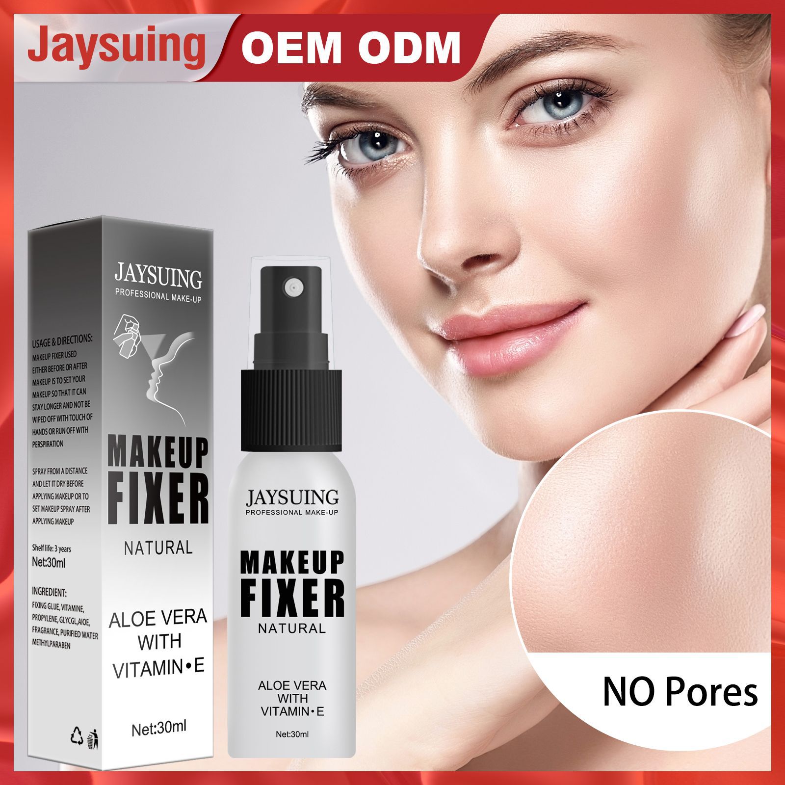 Free freight Jaysuing OEM ODM Other Makeup Light makeup spray moisturizing toner refreshing oil control-image-754213847